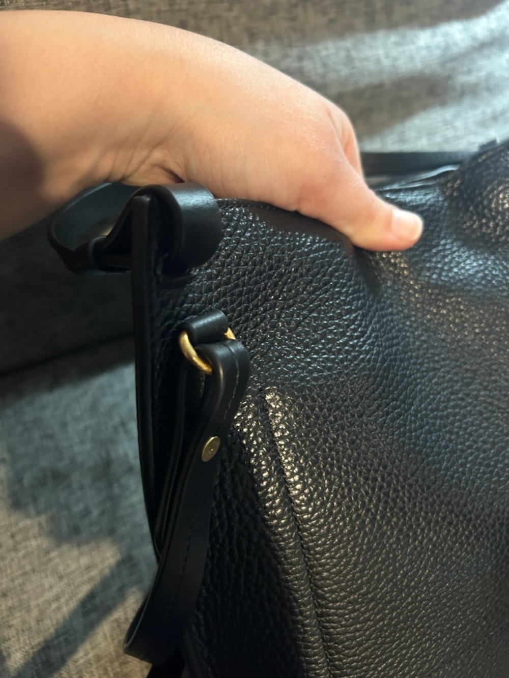 VINCE Ava Leather Crossbody Bag - Picture 10 of 14